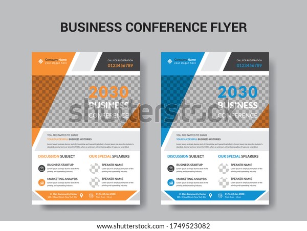 Conference Brochure Template from image.shutterstock.com