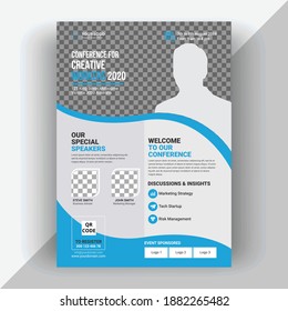 Business Conference Flyer, Brochure Template