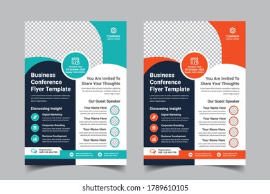 Business Conference Flyer Template Design