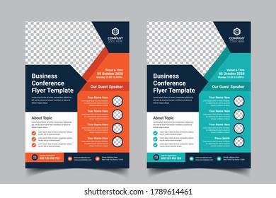 Business Conference Flyer Template Design