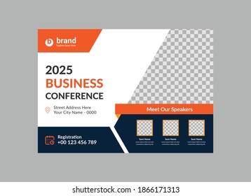 Business Conference Flyer Template Design