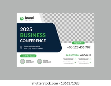 Business Conference Flyer Template Design