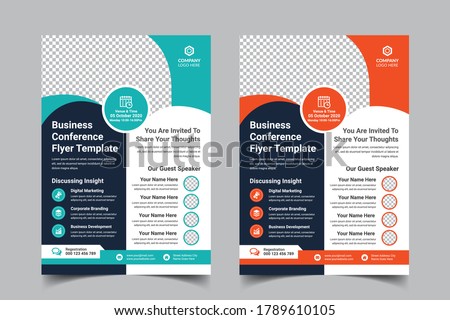 Business Conference Flyer Template Design