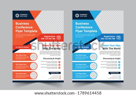 Business Conference Flyer Template Design