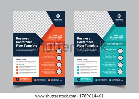 Business Conference Flyer Template Design