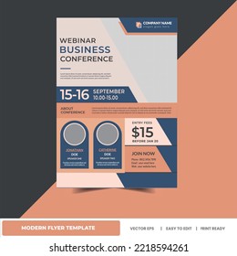 Business Conference Flyer Template - Seminar,Workshop,Meeting flyer template - Multipurpose Professional Business Flyer Template - S01