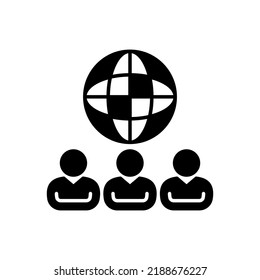 Business Conference icon in vector. Logotype