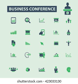 business conference icons
