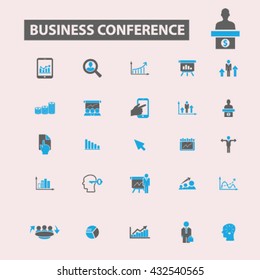 business conference icons
