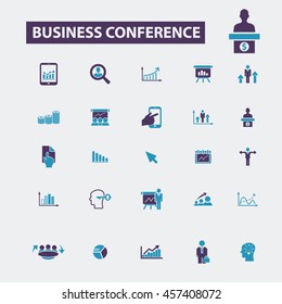 business conference icons