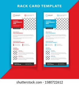 Business Conference Rack Card Template