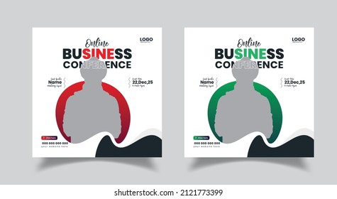 Business Conference Social Media Post