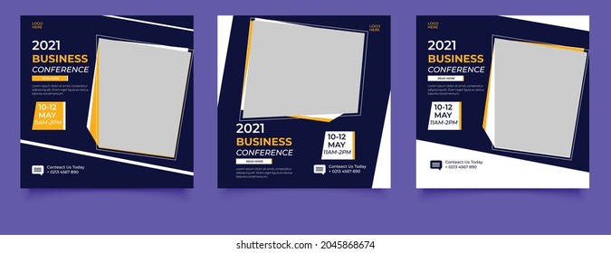 Business Conference social media template