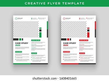 Business conference vector flyer template design
