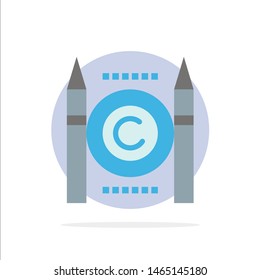 Business, Conflict, Copyright, Digital Abstract Circle Background Flat color Icon. Vector Icon Template background