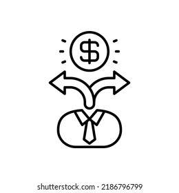 Icono de Confusión comercial en vector. Logotipo