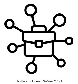 Icon-Element für Geschäftsverbindung für Design