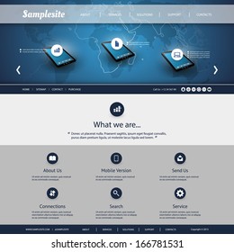 Business, Connection, Network - Website-Vorlage