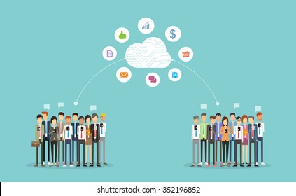 business connection on cloud