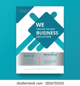 Business consultant agency corporate marketing flyer template