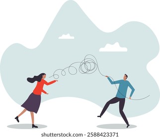 Business consultant, problem solving or work discussion, good listener, mentor and support manager.business concept.flat character.