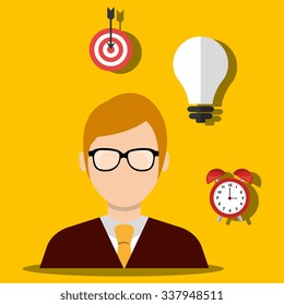 Business consulting graphic design, vector illustration eps10