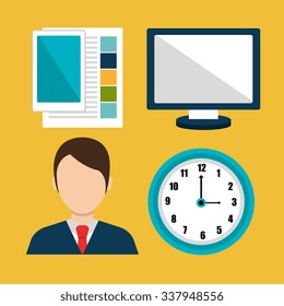 Business consulting graphic design, vector illustration eps10