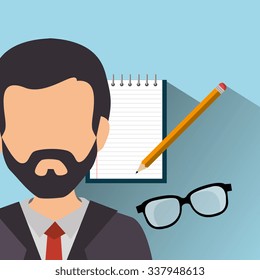 Business consulting graphic design, vector illustration eps10