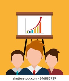 Business consulting graphic design, vector illustration eps10