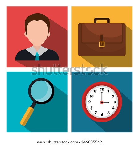 Business consulting graphic design, vector illustration eps10