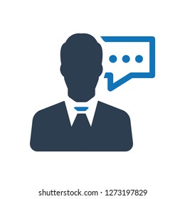 Business Consulting Icon - Vector