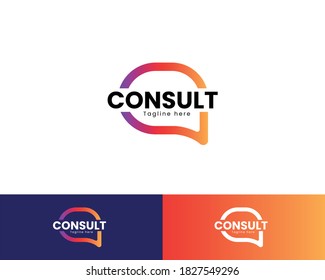Business Consulting Logo design vector template