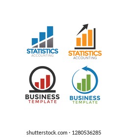 Business consulting logo icon graphic design template illustration