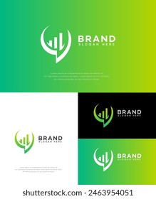 business consulting logo Identity Sign Symbol Template  