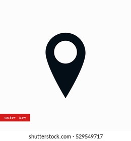 Business contact icon, flat design best vector icon