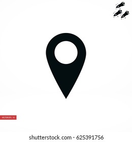 Business contact icon, flat design best vector icon