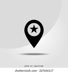 Business contact icon - vector icon