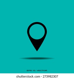 Business contact icon - vector icon
