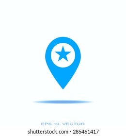 Business contact icon - vector icon
