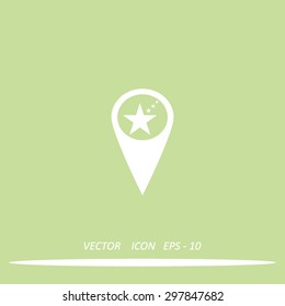 Business contact icon - vector icon