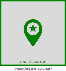 Business contact icon - vector icon