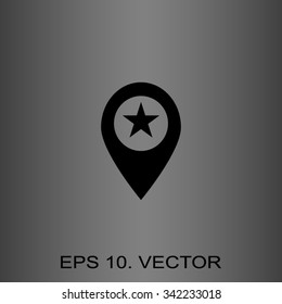 Business contact icon - vector icon