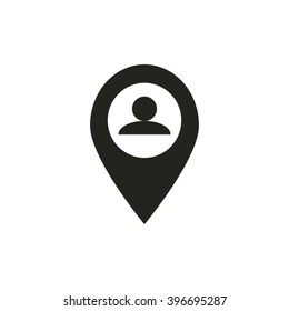 Business contacts icon - vector icon