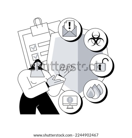Business continuity and disaster recovery abstract concept vector illustration. Economic disaster recovery, business continuity planning, risk management, anti-crisis strategy abstract metaphor.