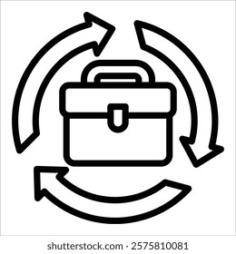 Business Continuity Icon Element For Design