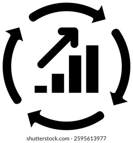 Business Continuity Icon Element For Design And Vector