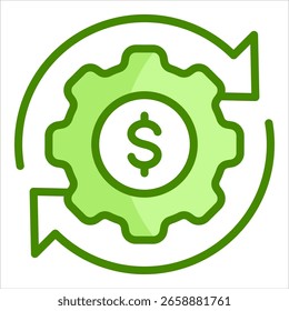 Business Continuity Icon Element For Design