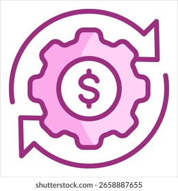 Business Continuity Icon Element For Design