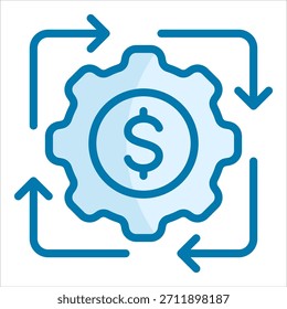 Icono de Continuidad de Negocio Elemento Para Diseño