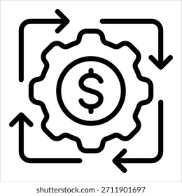 Elemento De Ícone De Continuidade De Negócios Para Design